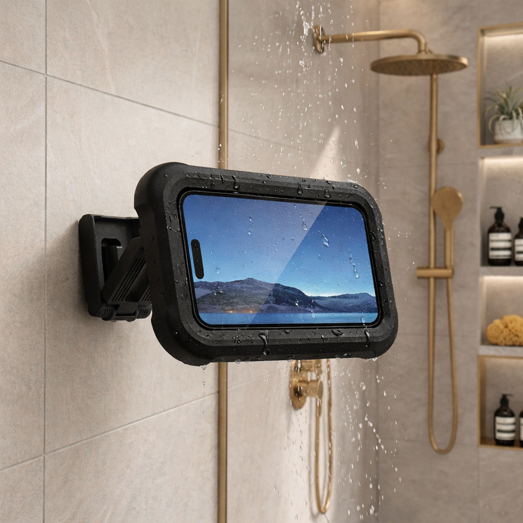 AquaView™ Waterproof Shower Phone Holder